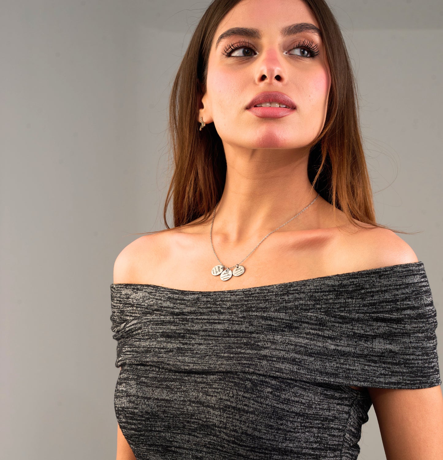 Halskette mit Namen und Datum