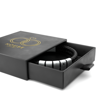 Leder Armband mit Beads