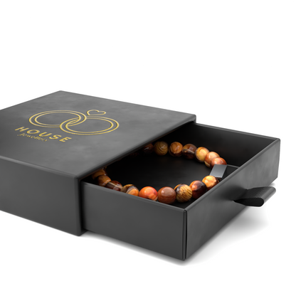 Armband Tigerauge Beads mit Gravur