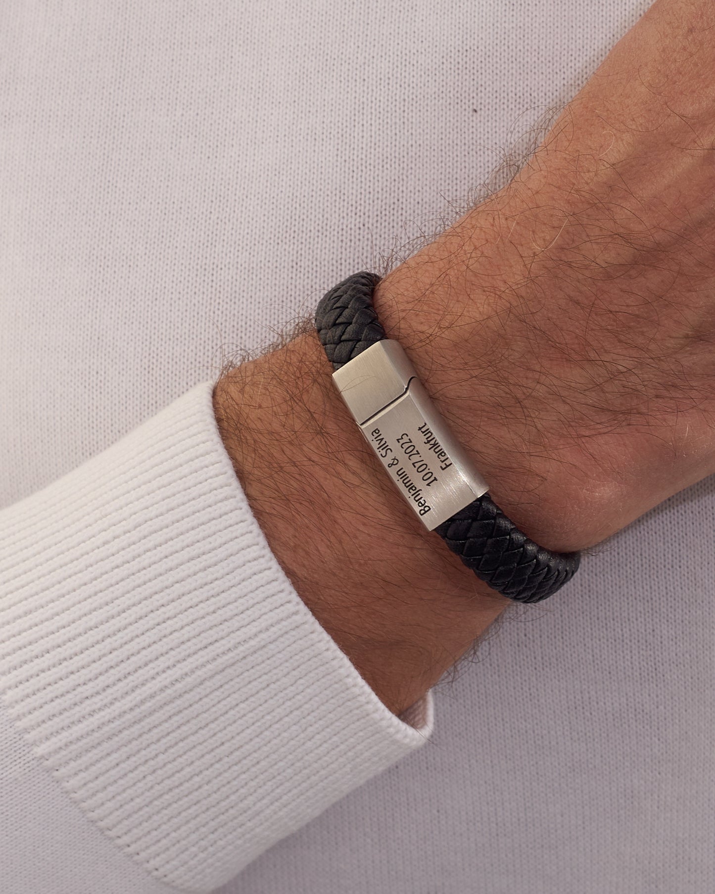 Leder Armband mit Gravur