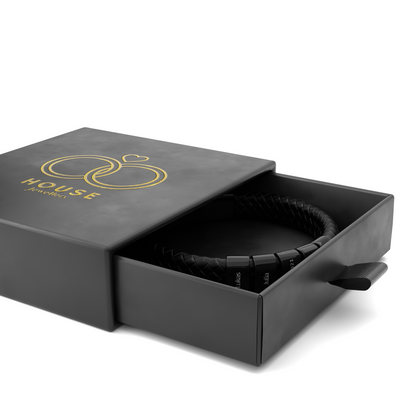 Leder Armband mit Beads