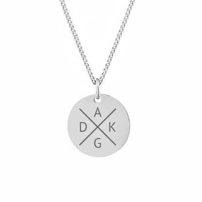 Halskette mit Intialen